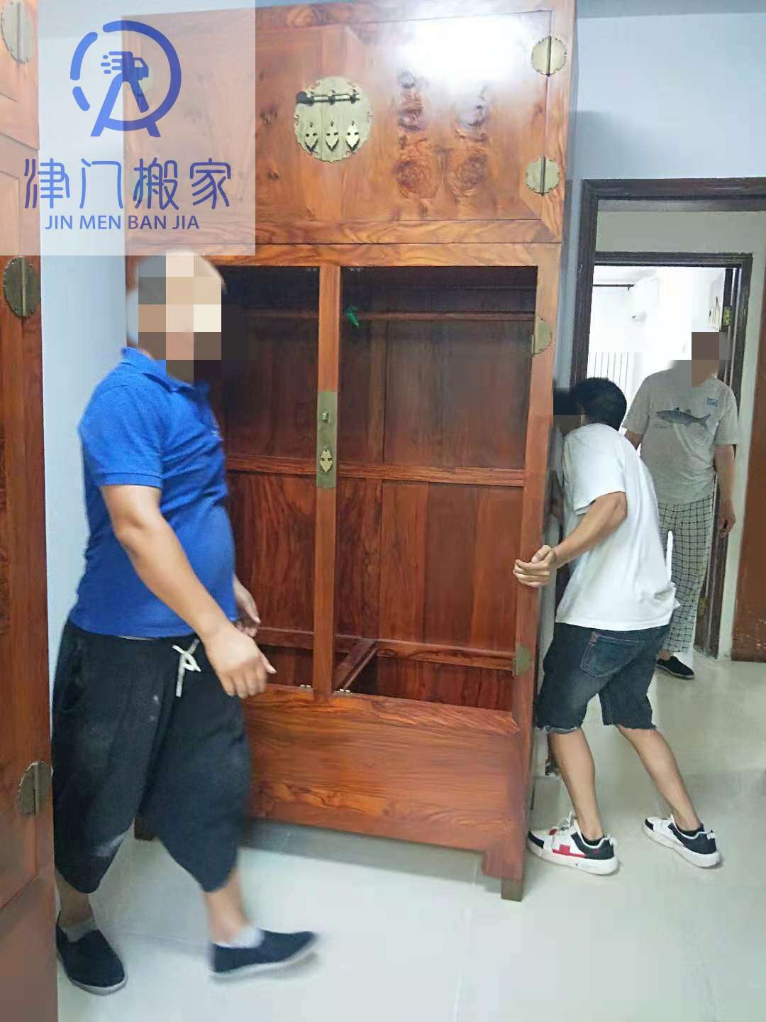 天津红木家具拆门减轻重量